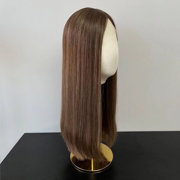 22 inch Chocolate Brown Lace Top Wigs FD001