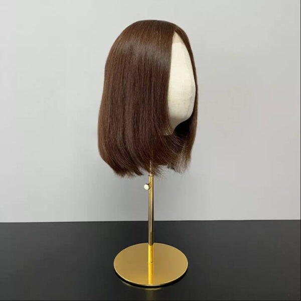 14 inch Short Brown Silk Top Jewish Wig FD106