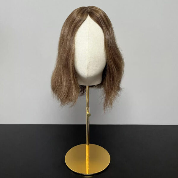 14 inch Brown Jewish wig with Highlight FD101