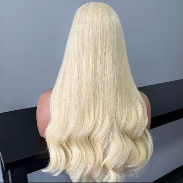 24 inch Beige Blonde Lace Top Wigs FD023