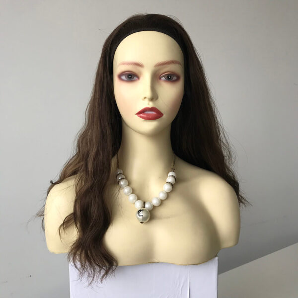 Brown Band Fall Wigs with Highlight
