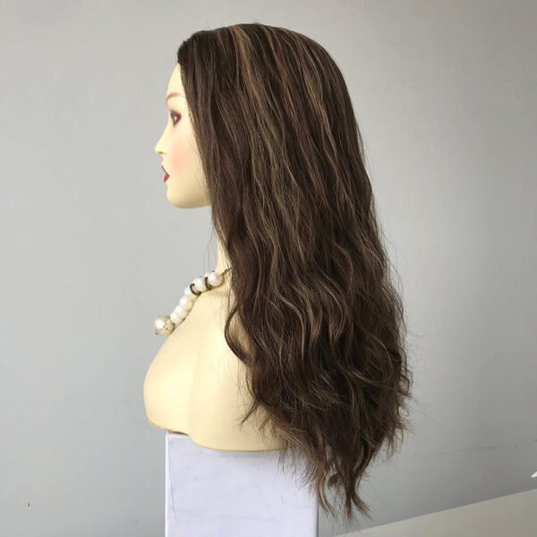 Brown Band Fall Wigs with Highlight - Image 3