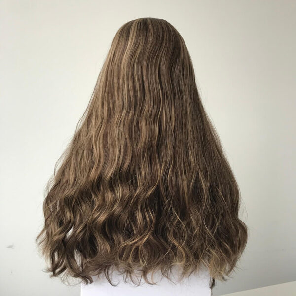 Brown Band Fall Wigs with Highlight - Image 4