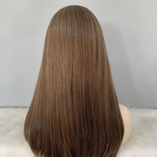 Brown Virgin Hair Band Fall Wigs - Image 3