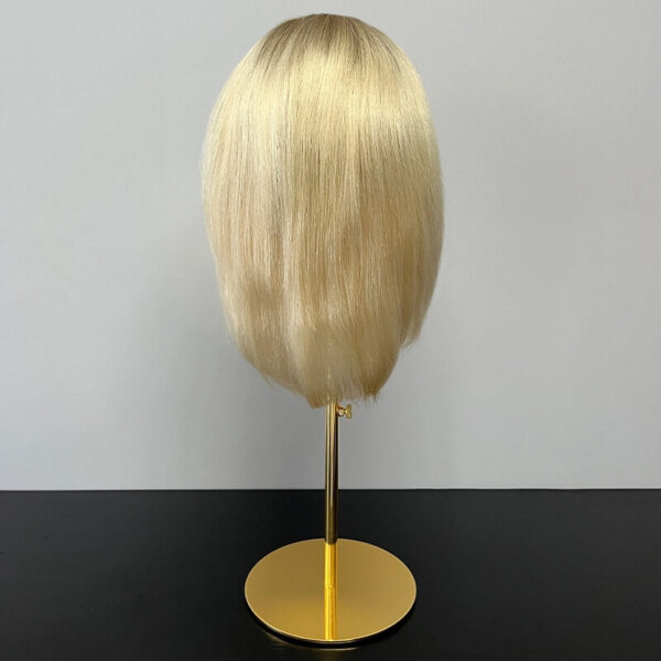 Blonde Lace Top Wigs with Darker Root FD009 - Image 4