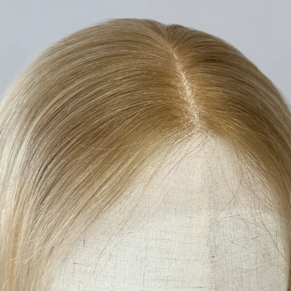 Blonde Lace Top Wigs with Darker Root FD009 - Image 5