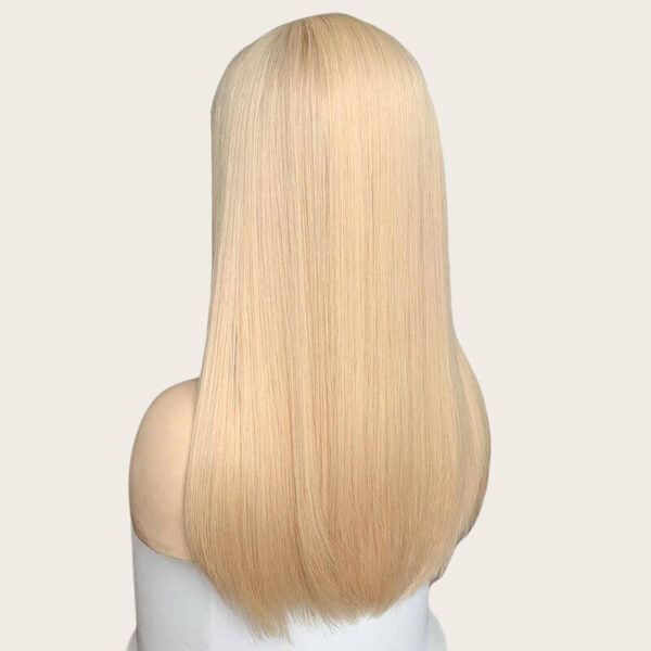 22 inch Light Blonde Remy Hair Lace Top Wigs FD029 - Image 3