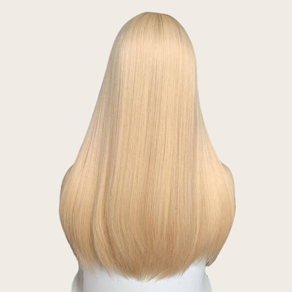 22 inch Light Blonde Remy Hair Lace Top Wigs FD029 - Image 4
