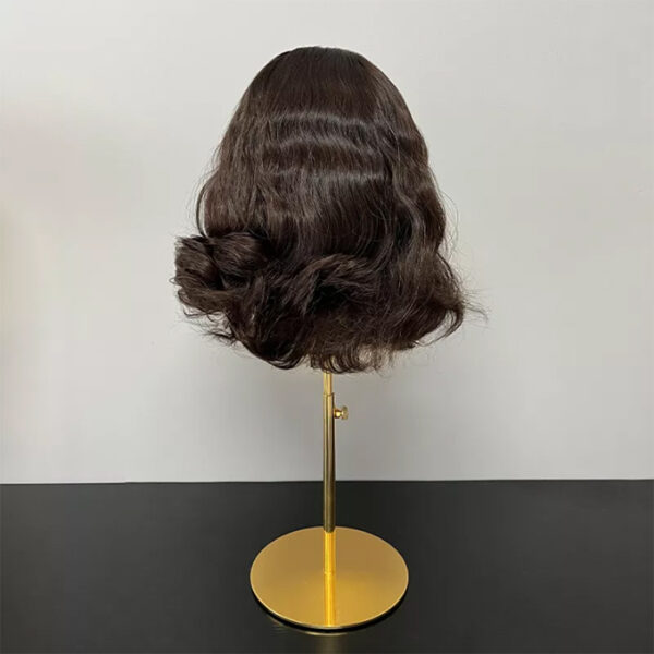 14 inch Short Wave Silk Top Wigs FD105 - Image 2