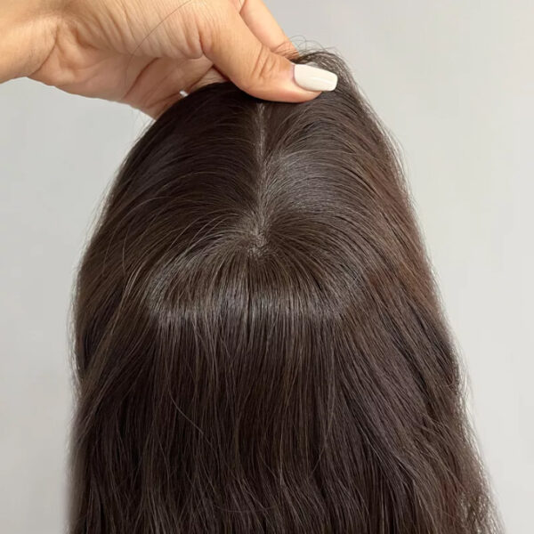 14 inch Short Wave Silk Top Wigs FD105 - Image 3