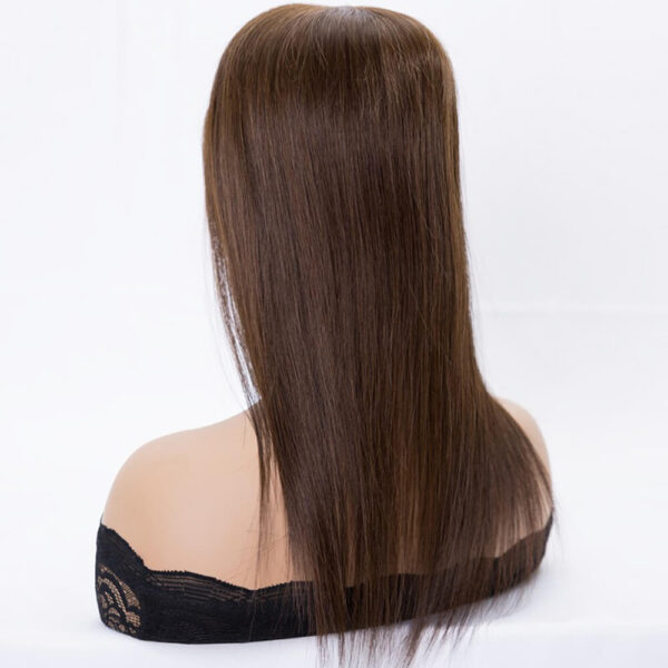 Brown Mono Hair Topper in Stock MT001