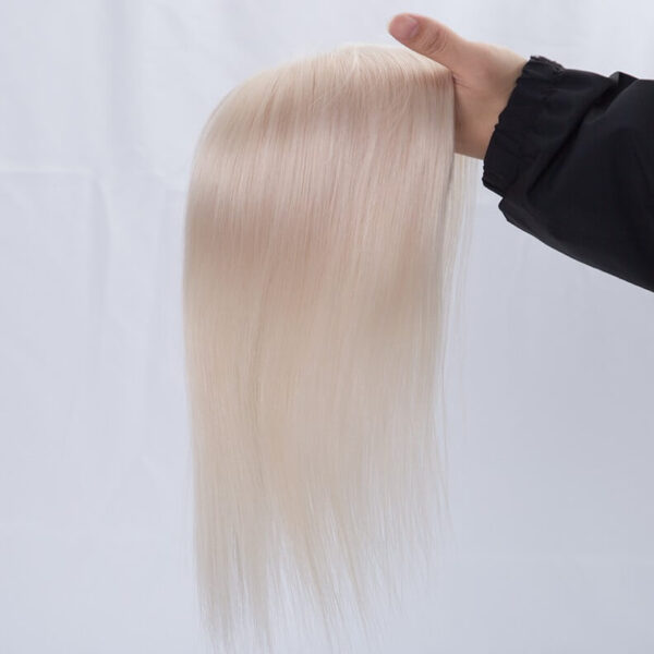 White Mono Hair Topper MT012